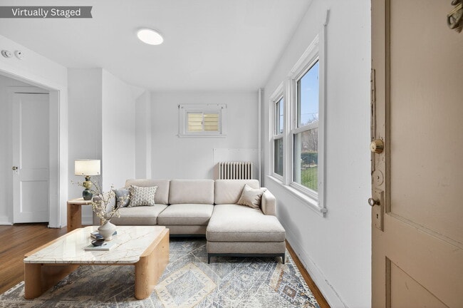 Sala de estar (1 habitación) - Campus View Apartments