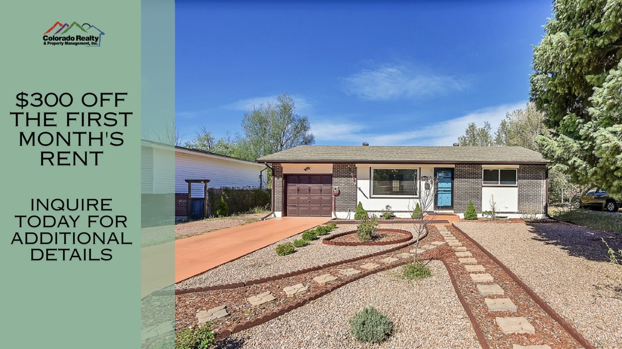 $2,040.95 with $300 off the first month's Rent - 4 Bedrooms, 2 Bathrooms, Single Family Home in C... - $2,095.95 with $300 off the first month's Rent - 4 Bedrooms, 2 Bathrooms, Single Family Home in C...