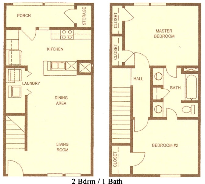 2BR/1BA - Landing Apartments
