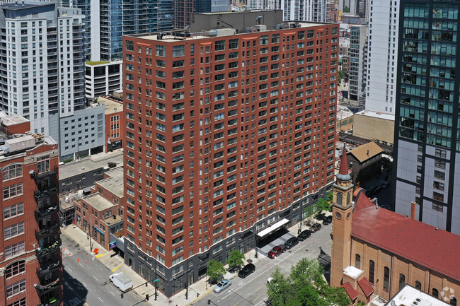 Aerial Photo - River North Park Apartments