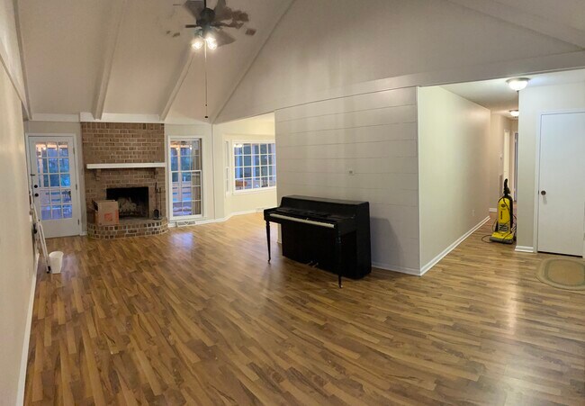 Family Room with Fireplace - 113 Chessington Cir