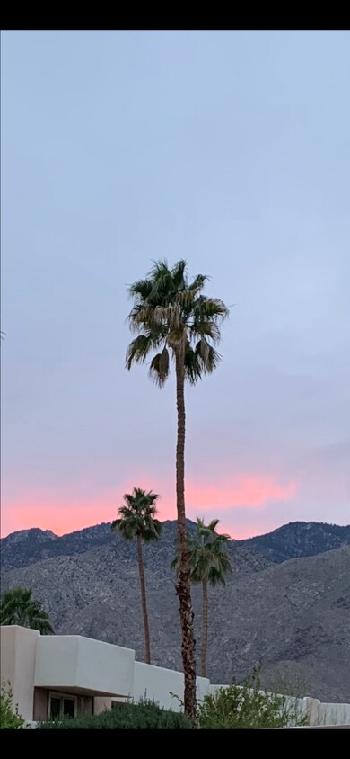 Sunset from back patio - 1268 E Ramon Rd