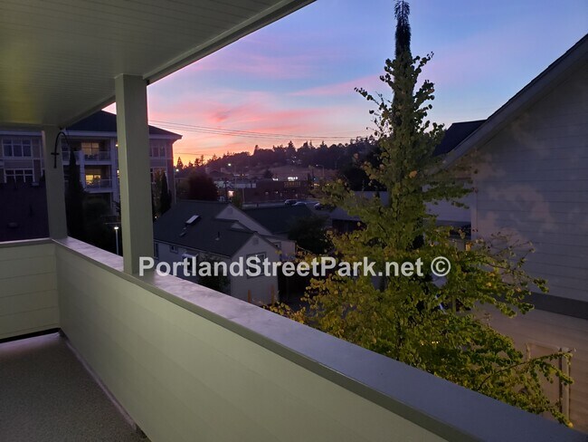 Evening porch view - 2945 Portland St