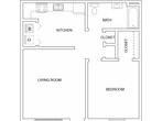 1 Bedroom 1 Bath Grand