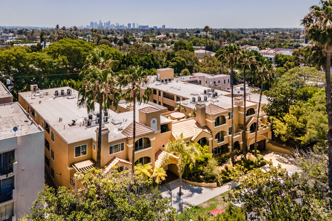 Aerial View - Metro Art West Hollywood Luxury Living