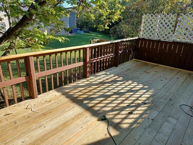 Back Deck - 1150 Horsemans Ln