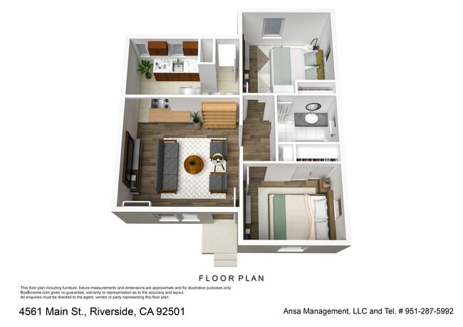 Plano de planta 3D - Alta Villas