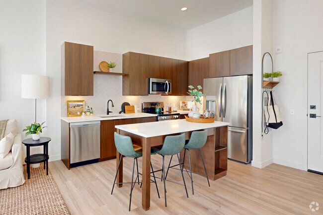 1BR, 1BA - 544SF - Kitchen - The Junction Apartments