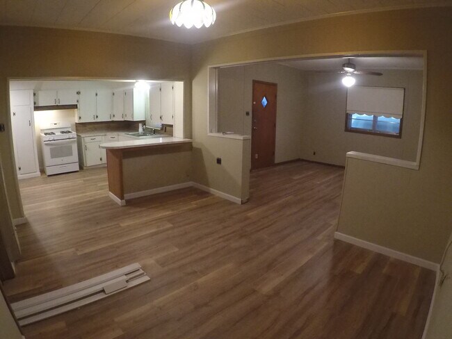 Big open floor plan with new flooring - 5011 Mire Hwy