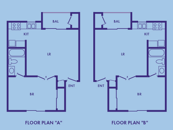 Plano de planta - Golden Glen Apartments