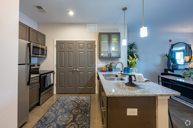 2BR, 2BA - 970SF - Kitchen Angle 1 - Wayfare at Garden Crossing