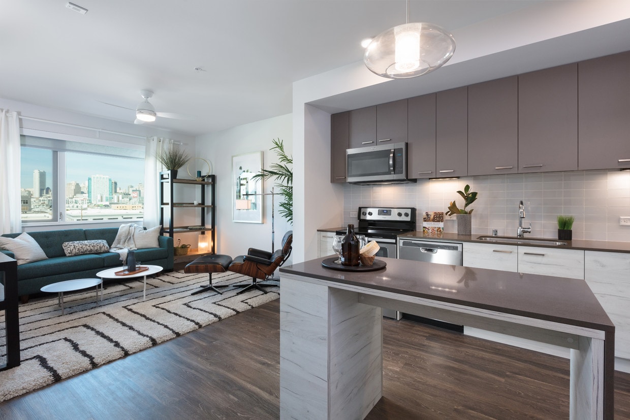 Open-concept kitchens - Mission Bay by Windsor Apartments