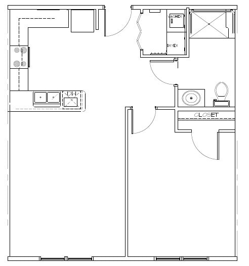 1-Bedroom ADA, 1 Bath - Alice Place West Burlington