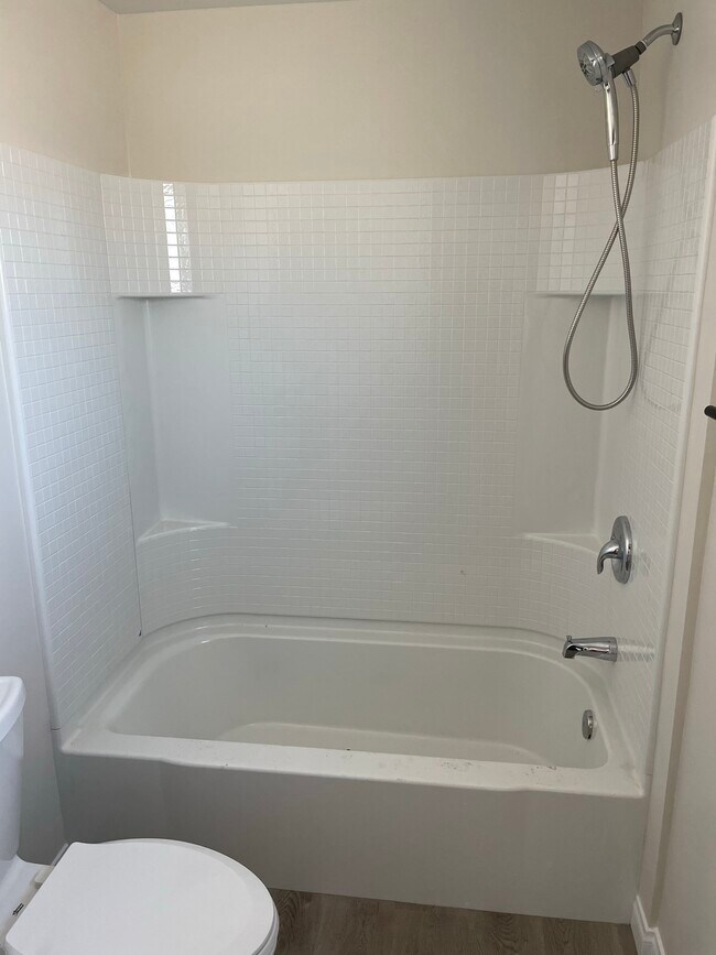 Brand new fiberglass tub and shower - 1028 E 2nd Ave