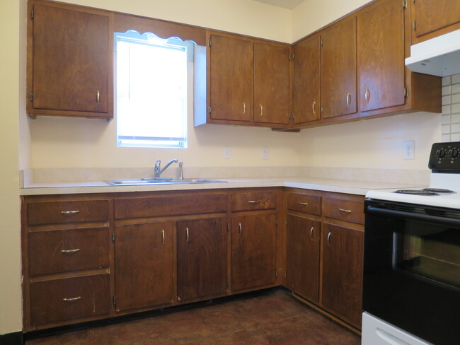 Kitchen counter and cabinets - 1757 E Olive St