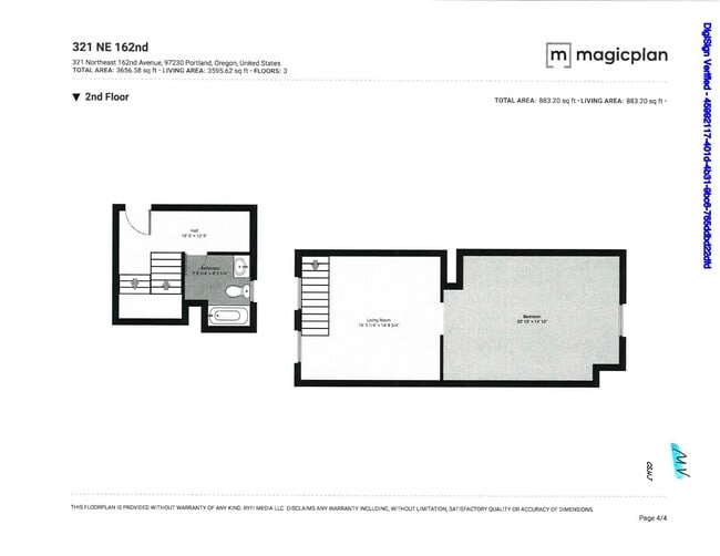 Map - 321 NE 162nd Ave
