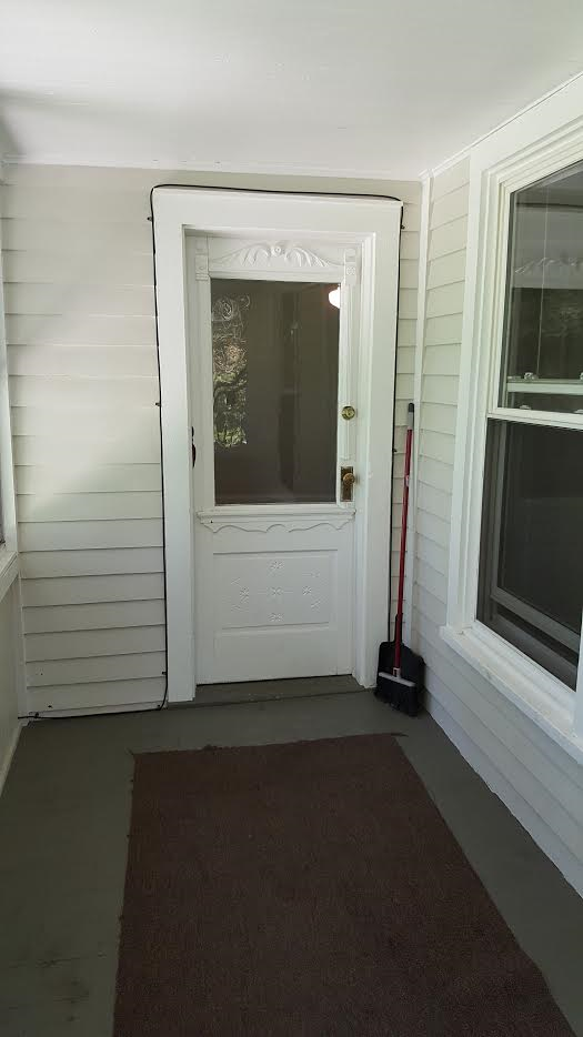 Rear Apartment Entrance From Porch - 501 Park Ave