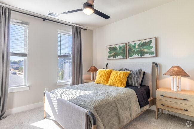 3BR, 2.5BA - 1,616SF - Bedroom - Braunwood at Town Creek