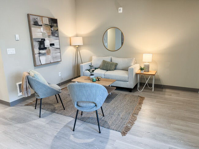 Vashon Living Room - Swan Grove Apartments