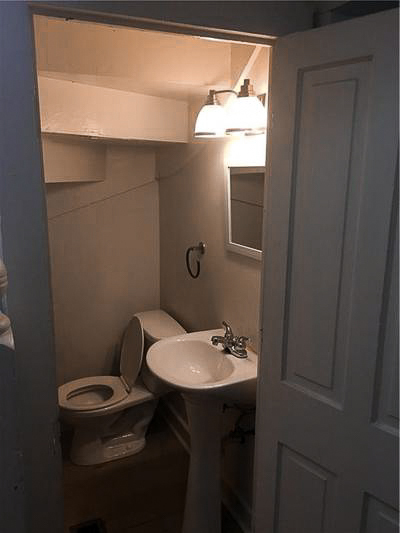 Downstairs half Bath - 5416 Freret St