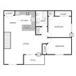 2 Bedroom 1 Bathroom - Upper