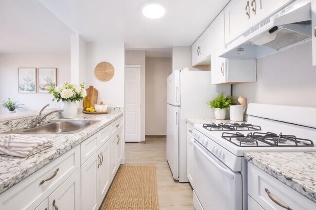 Renovated Kitchens at Langley Square - Langley Square Apartments