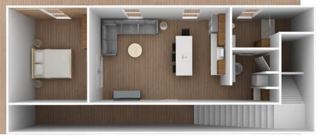 Floor plan for Suite 1 - 102 S Main St