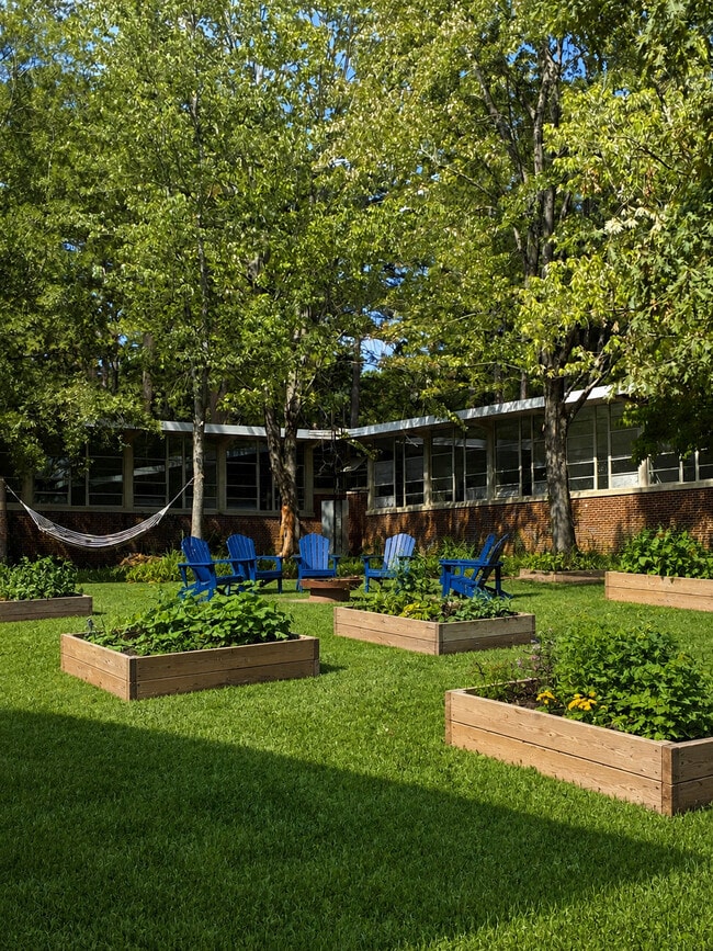 Residential Recess Space to relax and grow in our community garden - The Dunbar