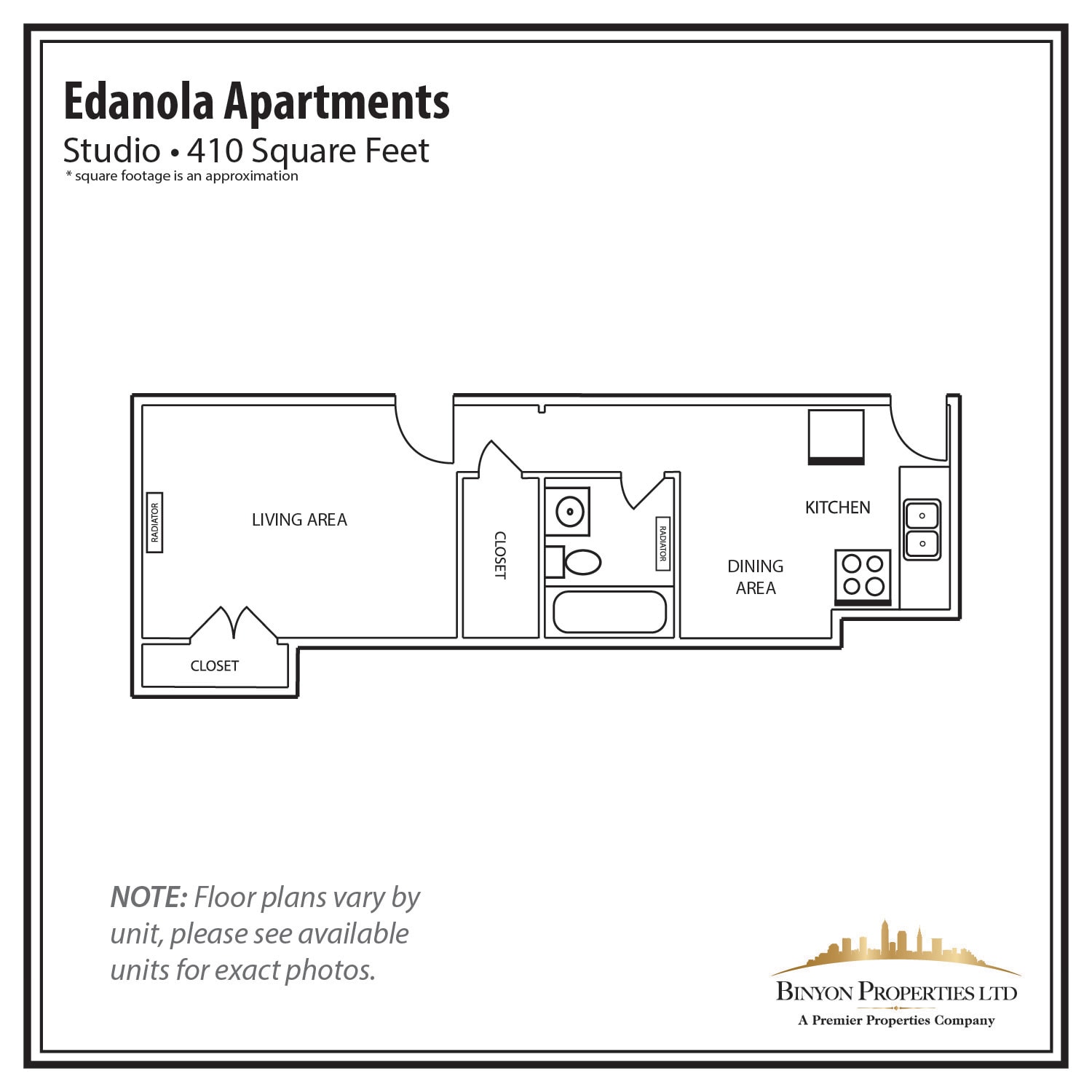 Edanola Apartments – Efficiency