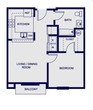 1 Bed 1 Bath  Siena