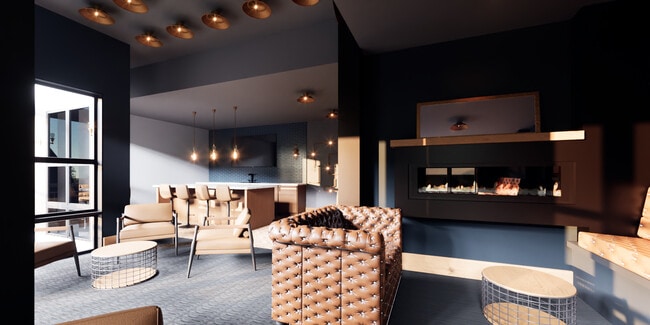 Representación del Sky Lounge - Residences at DeForest Yards