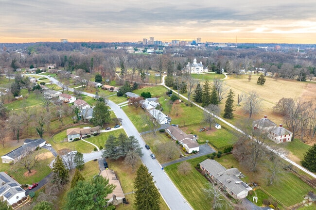 Enjoy a nice sized yard when you live in Downtown Towson.