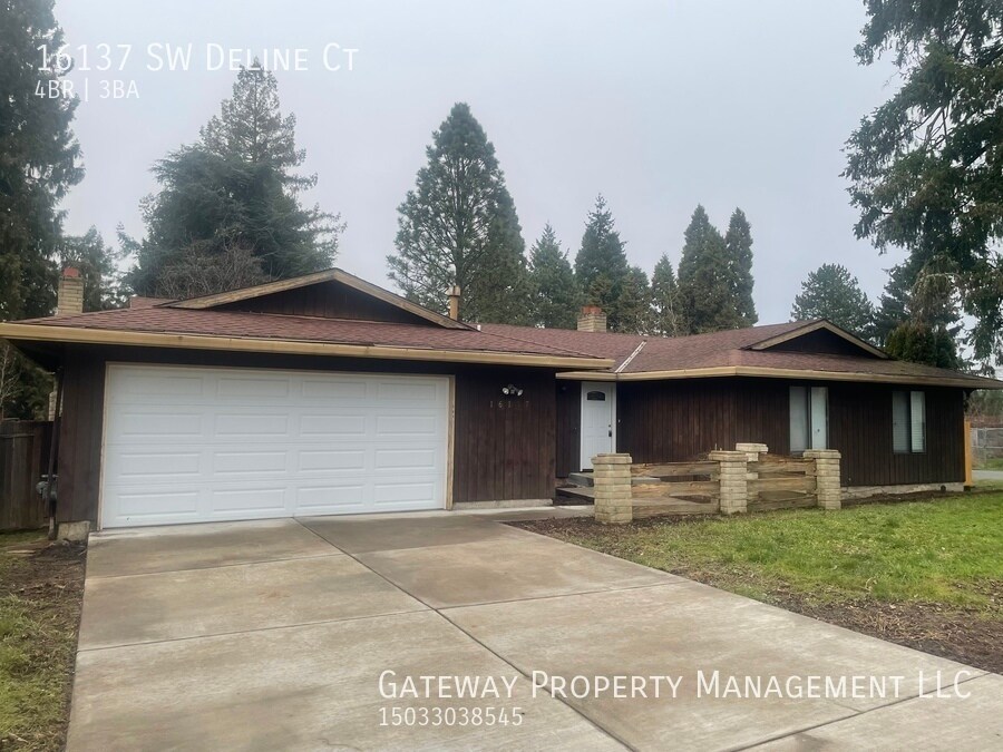 16137 SW Deline Ct House Rental in Beaverton, OR