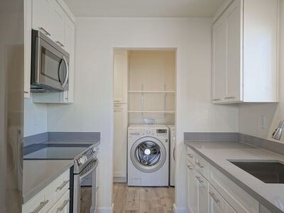 Kitchen with view of Laundry Room - 4000 Rio Rd