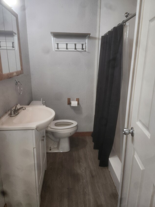 Bathroom with walk-in shower - 128 Jones St