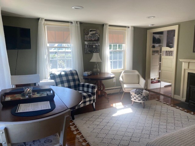 Living Room with tv - 199 Canton St