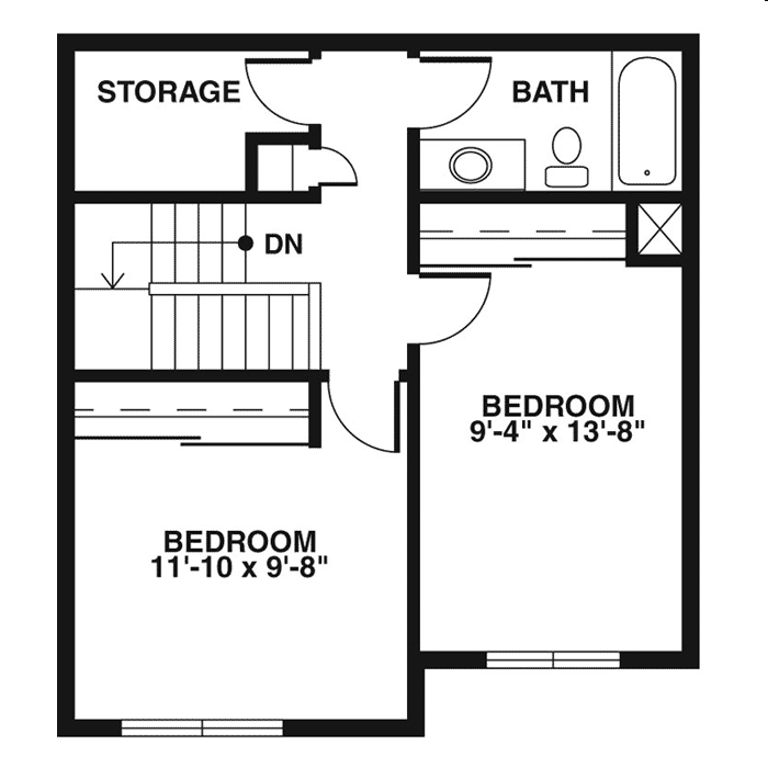 Plano de planta - Hillside Terrace I