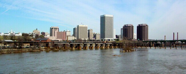 RVA Skyline Photo Taken from Rooftop Deck - 815 Porter St