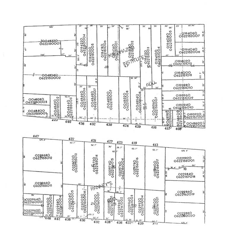 Plano del lugar - 723 S Westnedge Ave