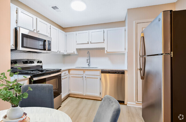 Newly Renovated Kitchen at the Cardinal Apartments in Greensboro, NC - Cardinal Apartments