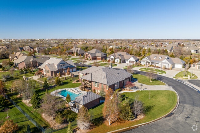 Many homes throughout Northeast Wichita have large backyards.