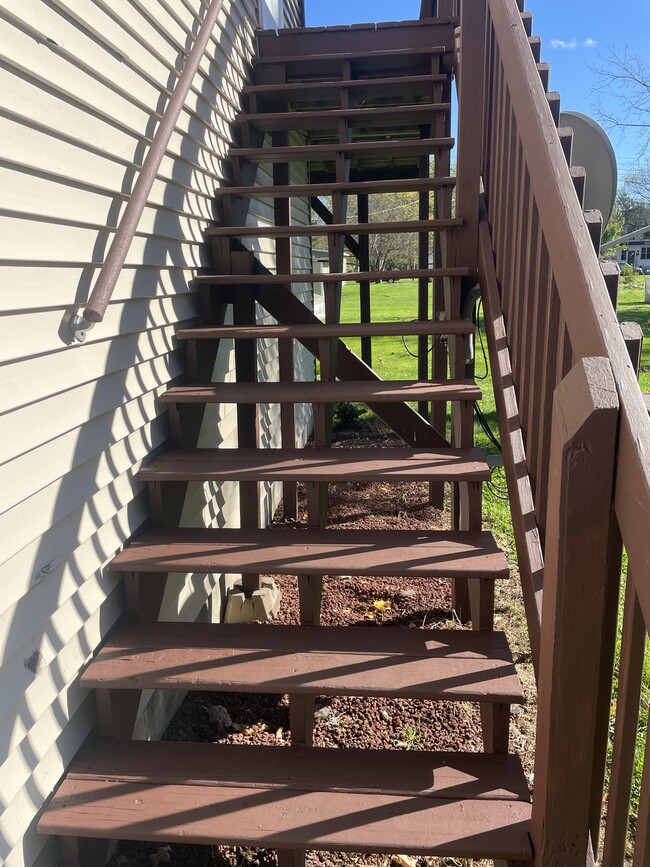 Stairs that lead to main entrance to unit - 16988 N 7th St