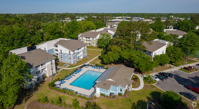 Aerial - Village Green Apartment Homes