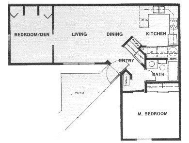 2BR/1BA - Bungalows of Champlin