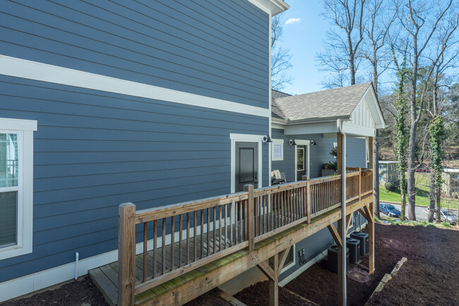 Large deck for your morning coffee & dining - 49 Conestee St