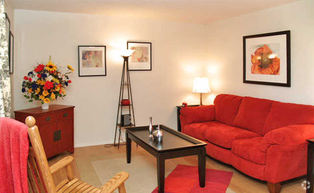 Sala de estar - Lions Court Apartments