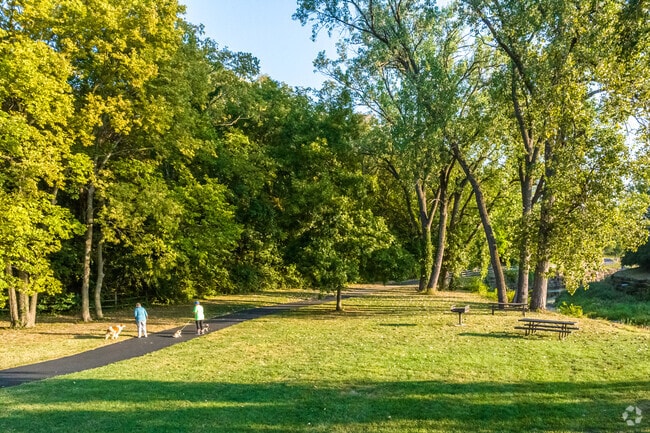 Residents love walking their dogs on the paved Turkey Creek Streamway Trail at Werner Park.