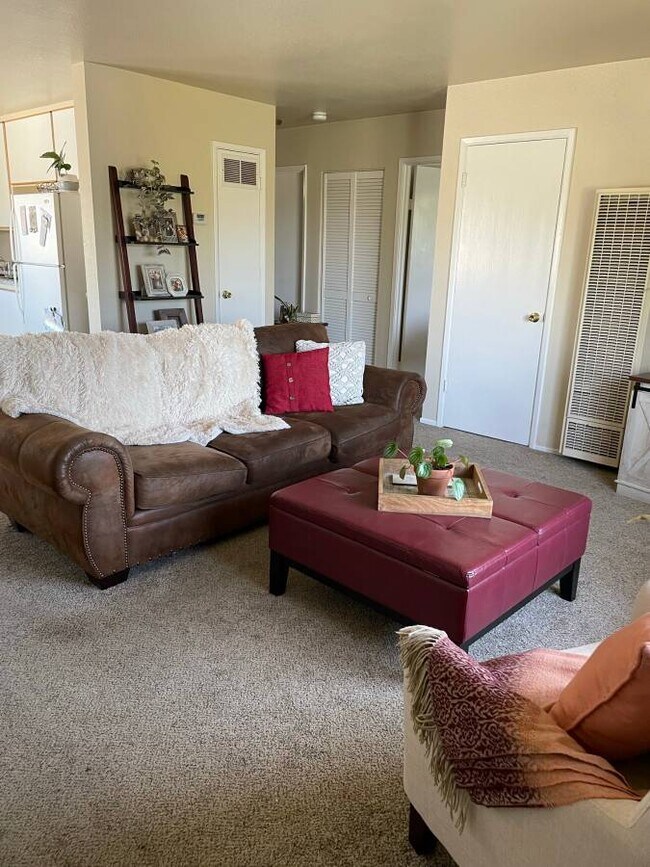 Living room facing toward bedrooms, kitchen & bathroom - 383 N M St