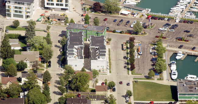 Aerial Photograph - Lake Harbor Lofts Condominiums