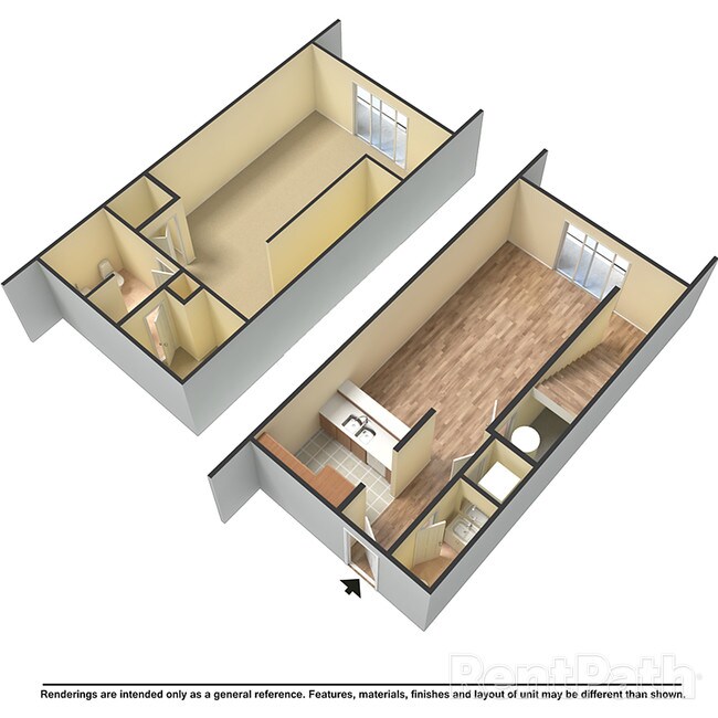 1HAB 3D 896 ft² estilo Orleans - Fort Bayou Apartments and Condos